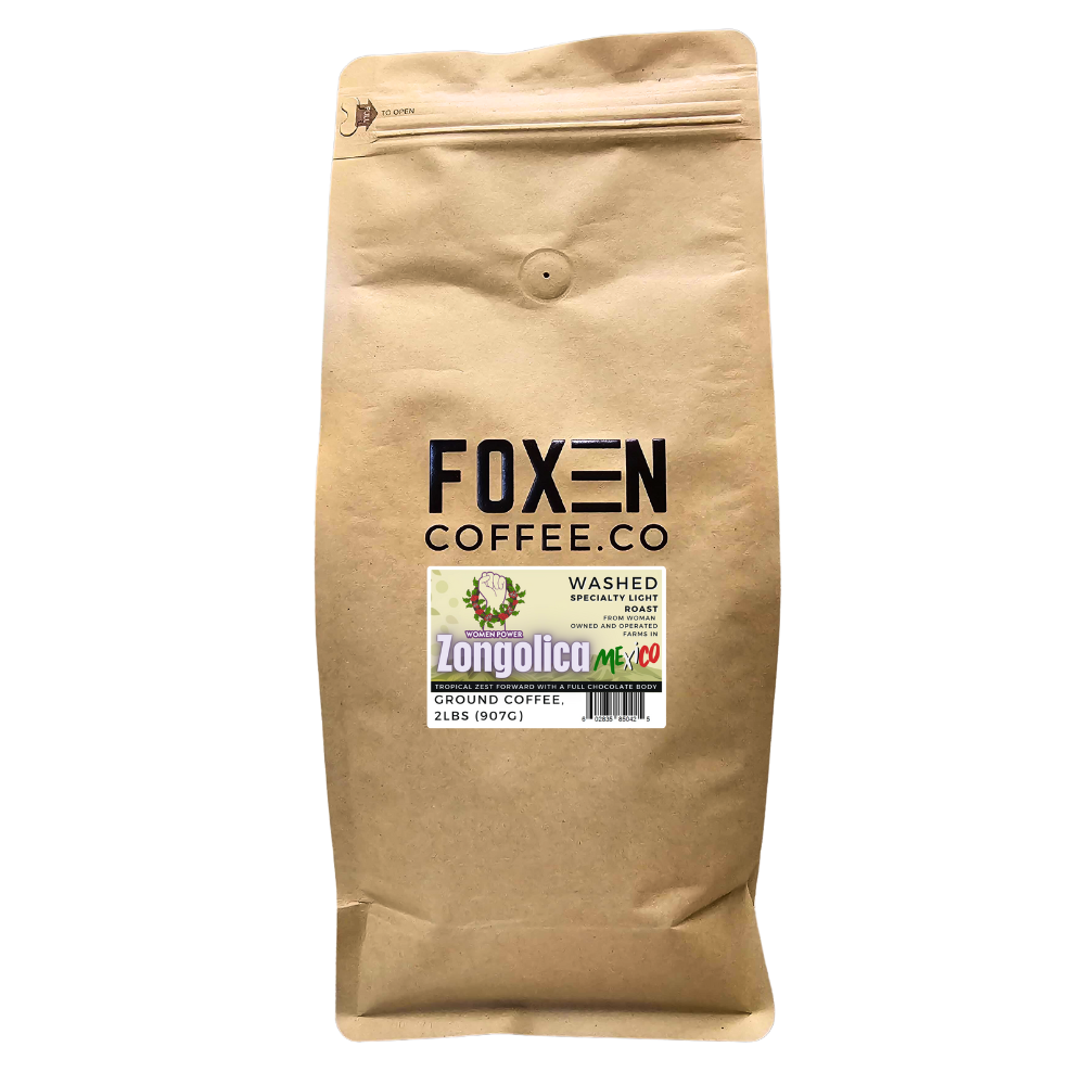 mexico zongolica washed light roast ground coffee 2 pounds