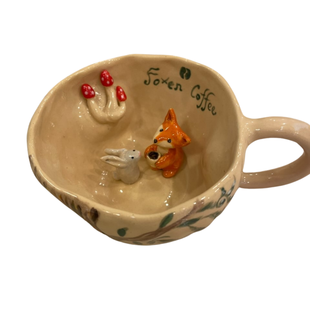 Handmade Foxen Coffee Mug 2026 Edition, 8 ounces