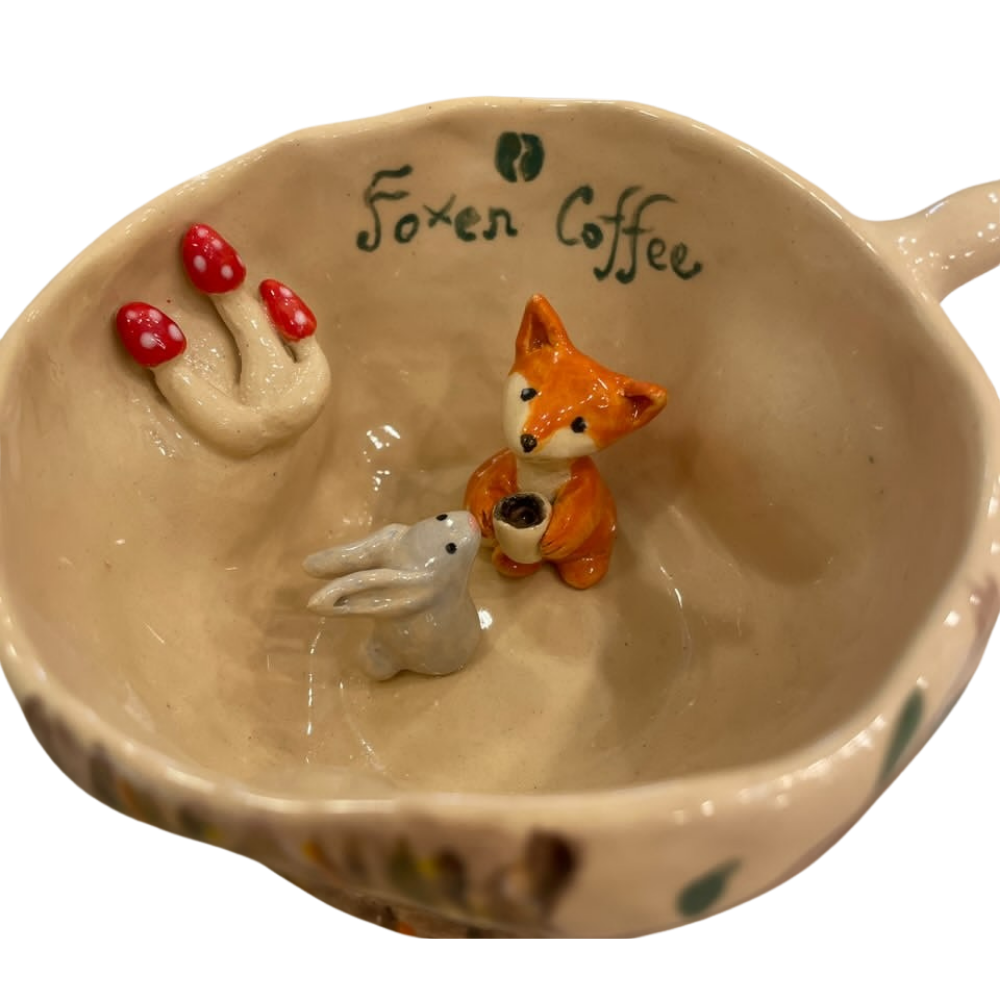 Handmade Foxen Coffee Mug 2026 Edition, 8 ounces