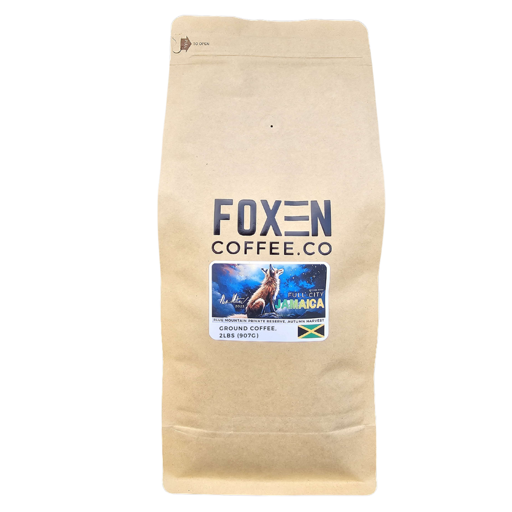 100% Jamaican Blue Mountain, Medium Roast Coffee (2023 Reserve)