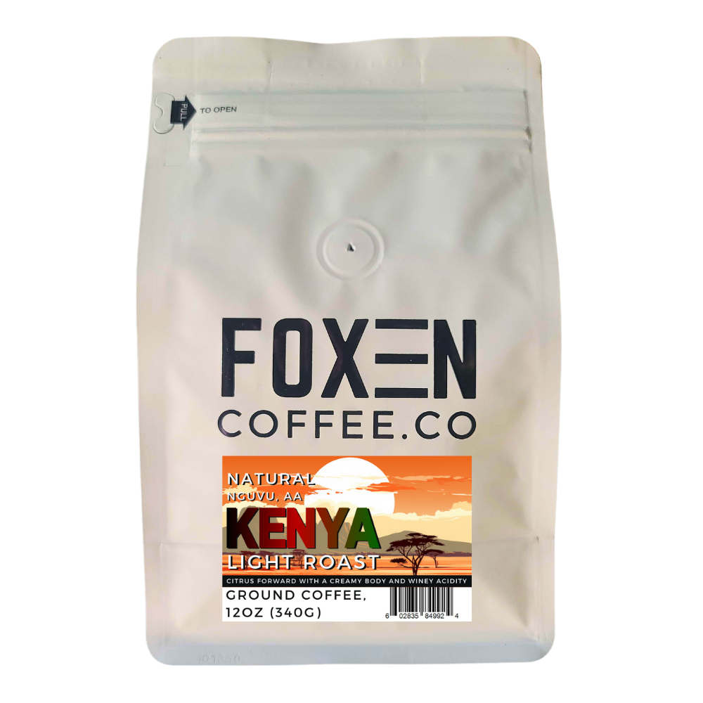 Kenya AA Ground Light Roast Coffee 12 ounce