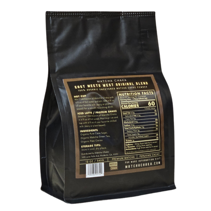 Matcha Chaka Premium Organic Japanese Matcha Green Tea Powder and Raw Cacao Blend