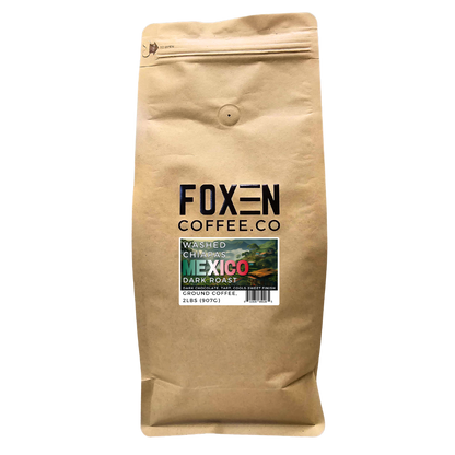 mexico chiapas washed dark roast ground coffee 2 pounds