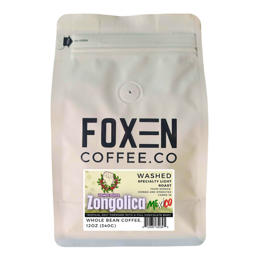 mexico zongolica washed light roast whole bean coffee 12 ounce