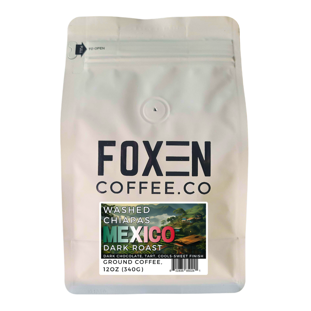 mexico chiapas washed dark roast ground coffee 12 ounce