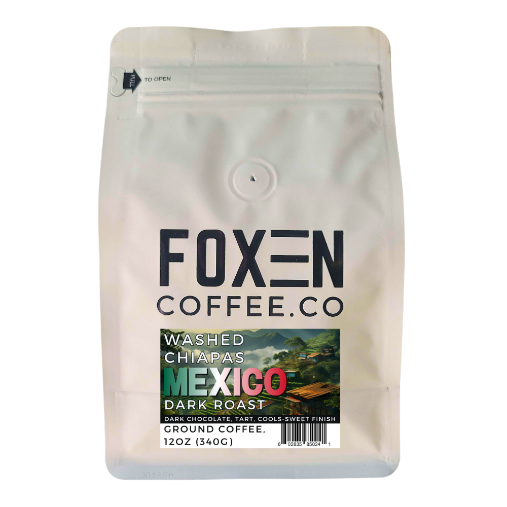 Mexico Chiapas Ground Dark Roast Coffee 12 ounce