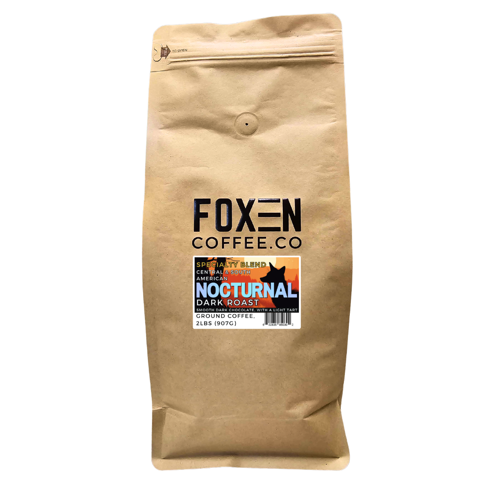 foxen coffee nocturnal blend dark roast ground coffee 2 pounds