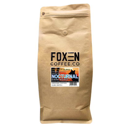 foxen coffee nocturnal blend dark roast ground coffee 2 pounds