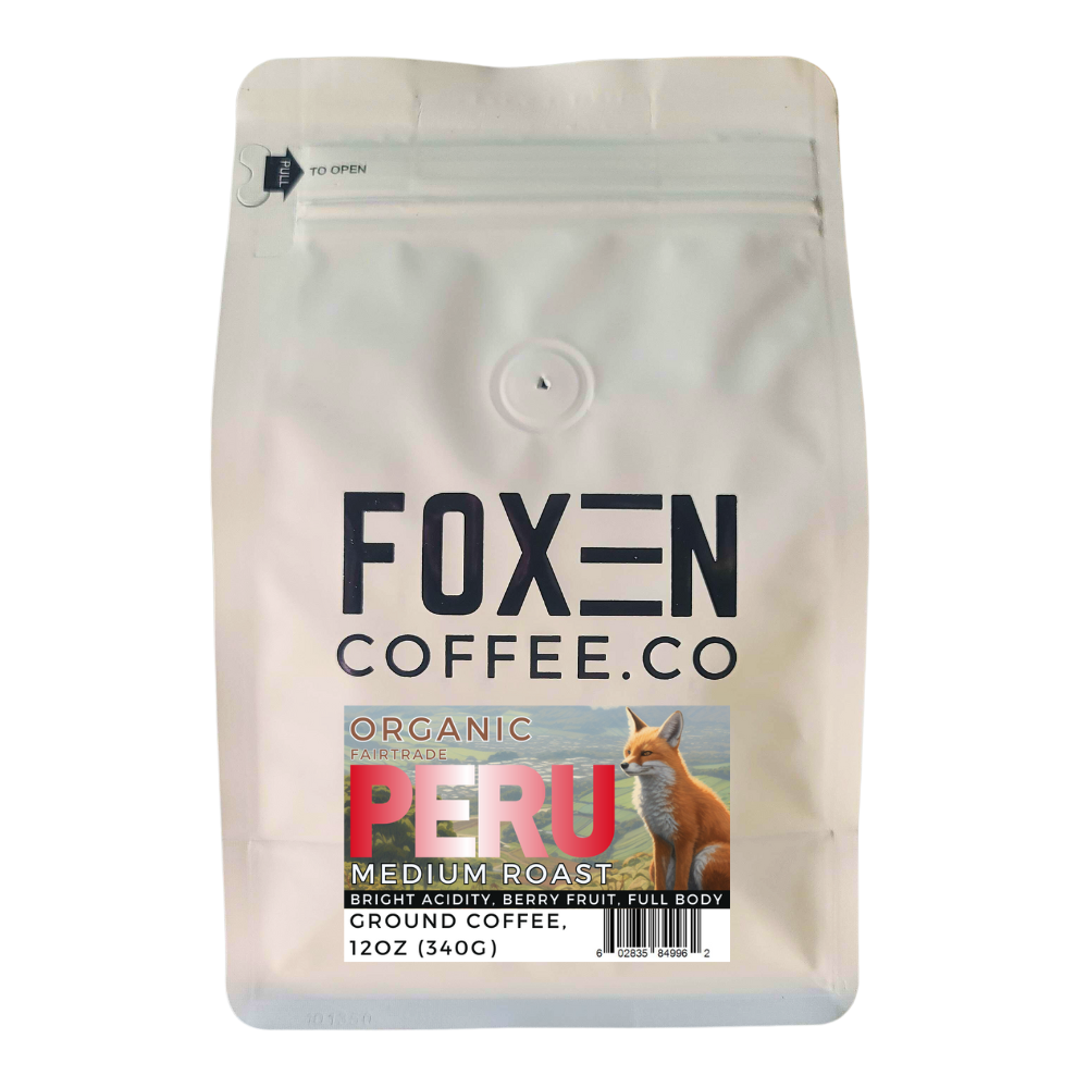 Fairtrade Organic Peru, Medium Roast Coffee