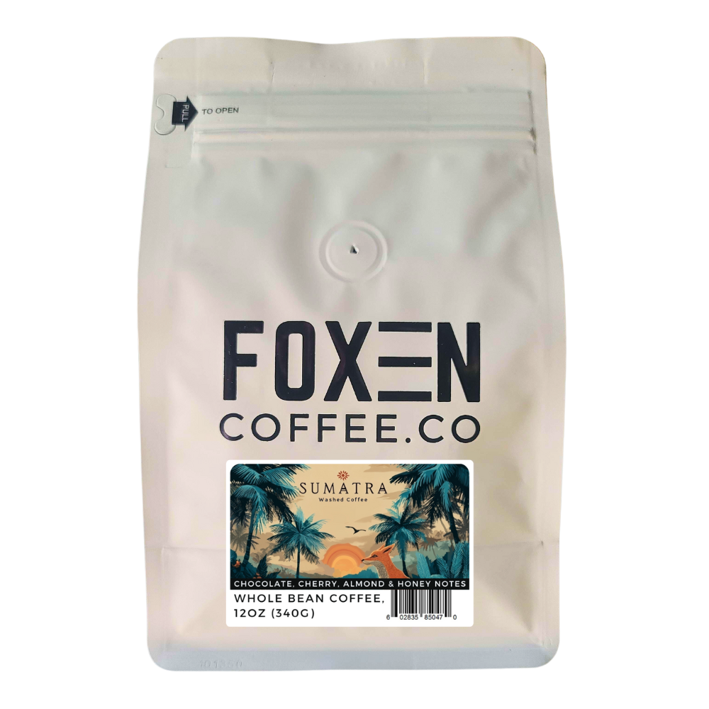 Sumatra Washed, Medium Roast Coffee