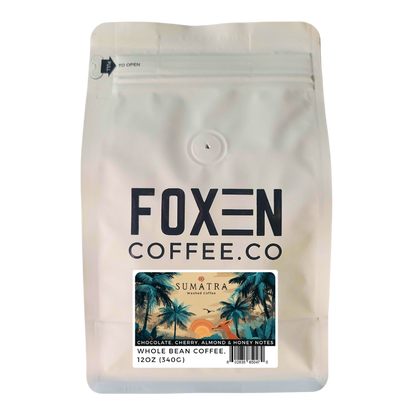 Sumatra Washed, Medium Roast Coffee