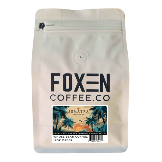 Sumatra Washed, Medium Roast Coffee