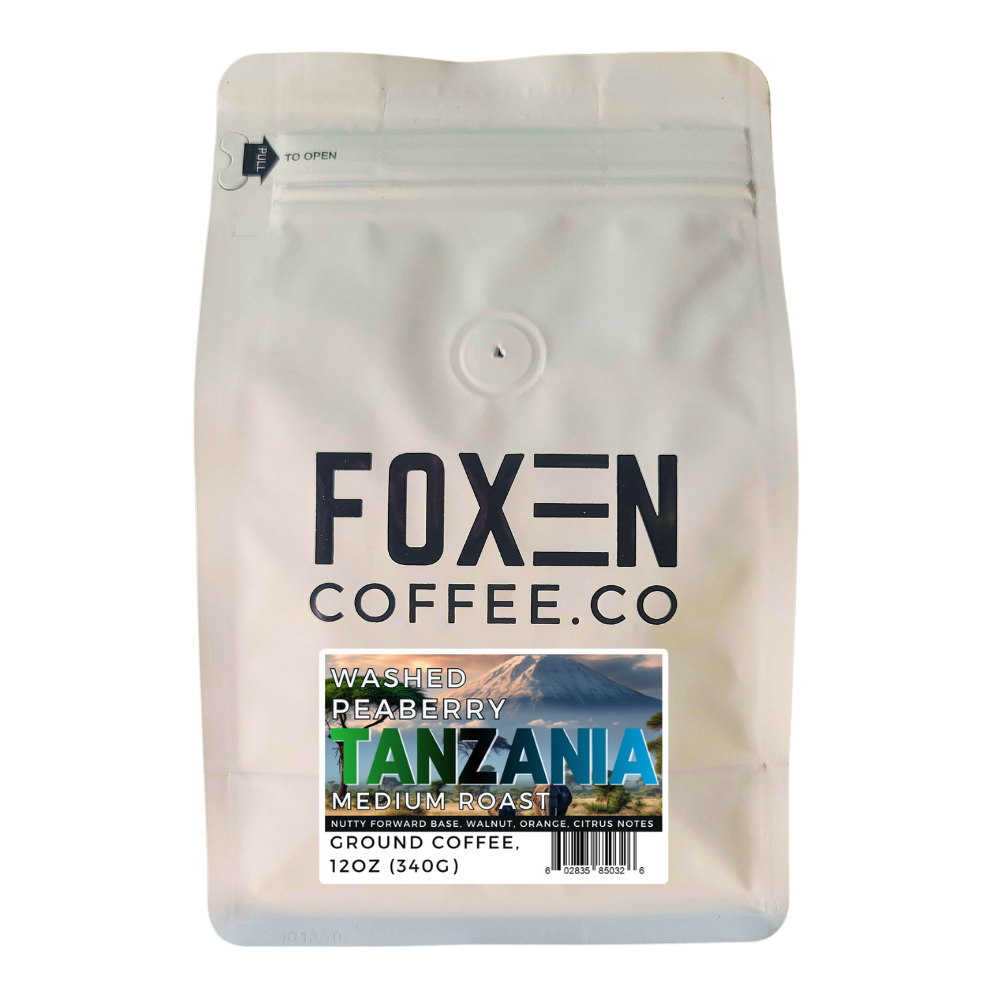 tanzania peaberry medium roast ground coffee 12 ounce